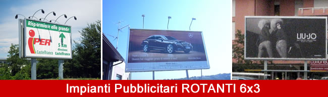 impianti pubblicitari outdoor 6x3 affissioni