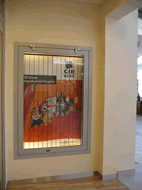 pannelli luminosi ROTANTI per shopping center