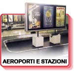 Sistemi Multi-Pubblicità per Aeroporti e stazioni - MultiPoster 